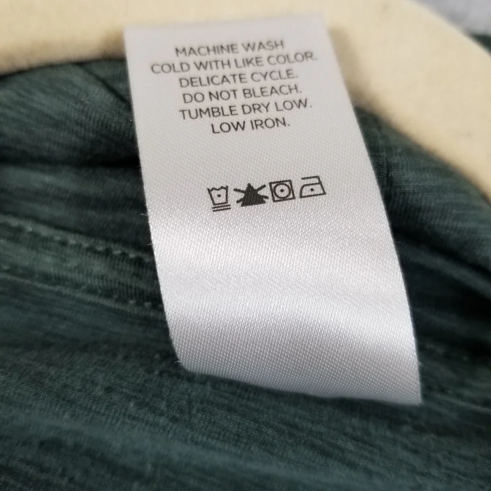 Member's Mark Activewear Top Women Small Green Long Sleeve Funnel Neck Thumbhole